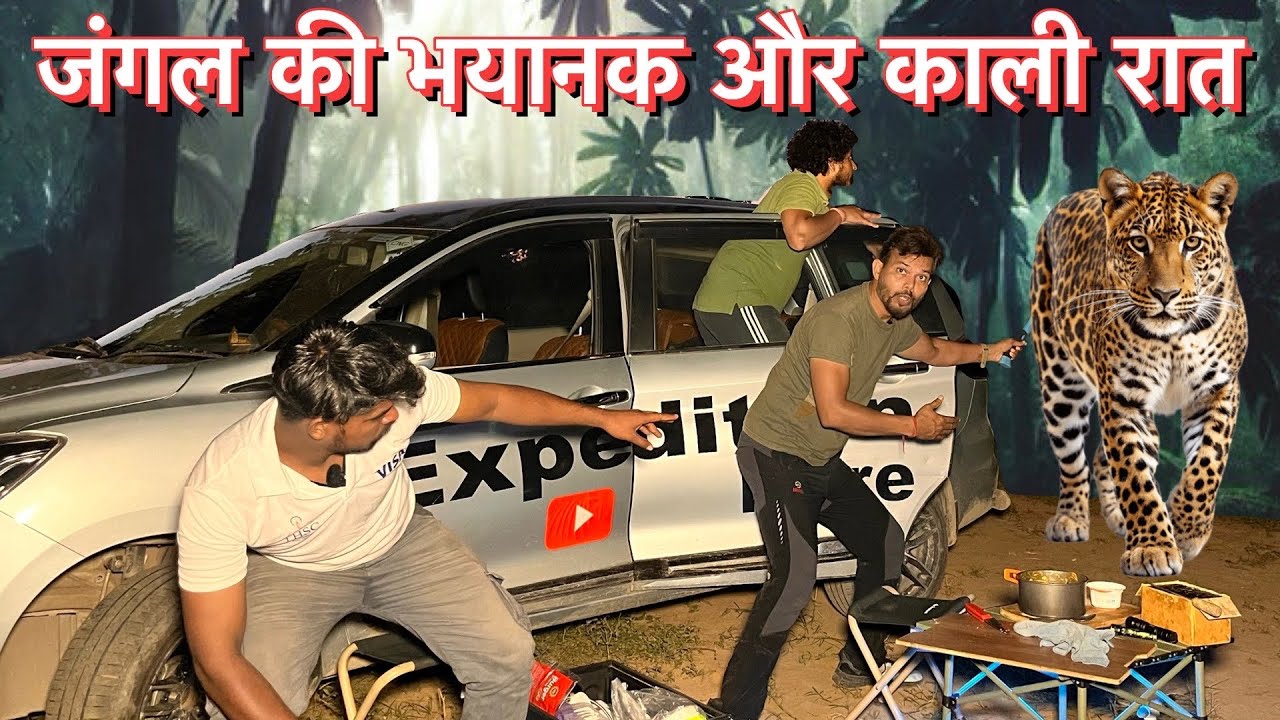 Deadly Encounter With Man Eater Leopard | Scary Night Camping | One Night In Jim Corbett Forest 