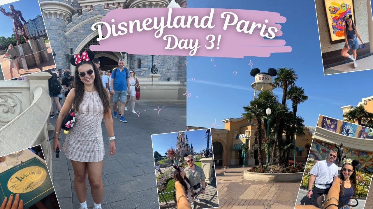 ДИСНЕЙЛЕНД В ПАРИЖЕ🇫🇷✨ДЕНЬ 3! Парк Walt Disney Studios, ресторан Walts, парк Disneyland и аттракц...