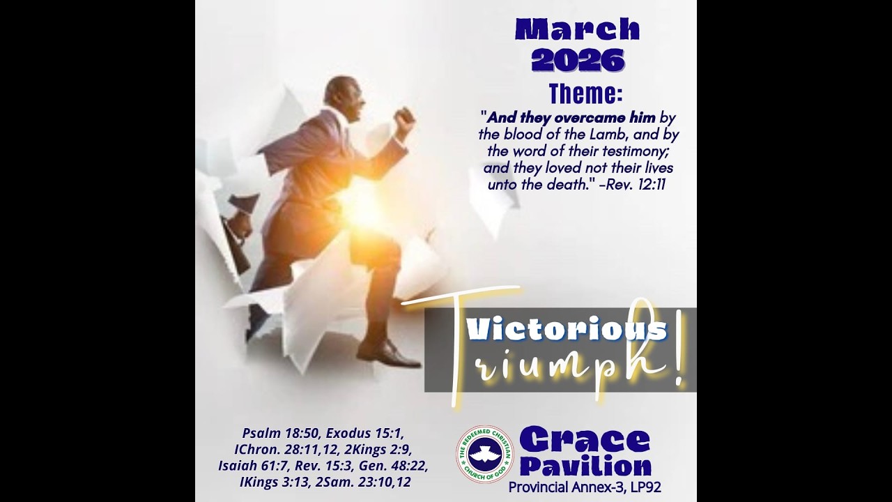 YOU'RE WATCHING RCCG GRACE PAVILION, PROVINCIAL ANNEX - 3, LP92