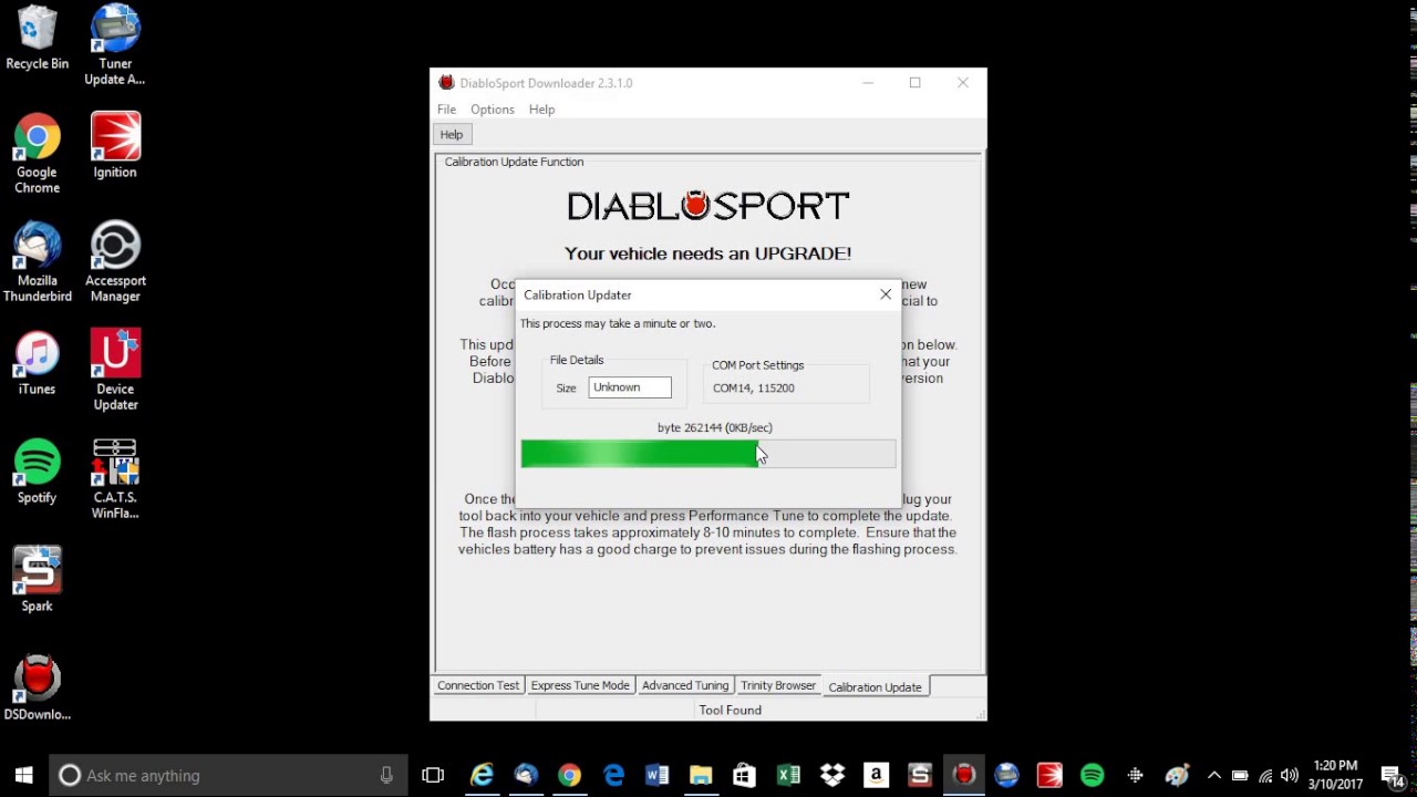 How to perform a DCX Calibration update on the Diablosport Predator