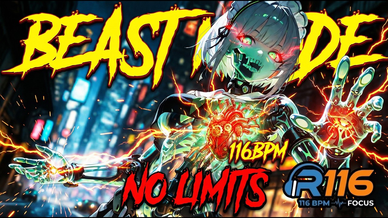 116 BPM BEAST MODE ⚡ High Energy Rock for Insane Gym Motivation