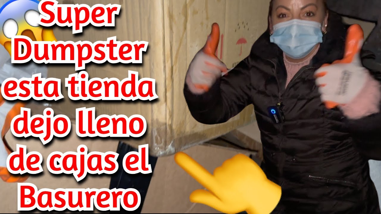 OmG Mega Dumpster en un solo Lugar😱😳🇺🇸Se lleno el carro😱Increible lo que tiran las tiendas#NoemyB