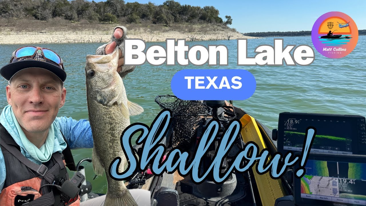 Kayak Fishing Belton Lake, Texas - Yamatanuki bite!