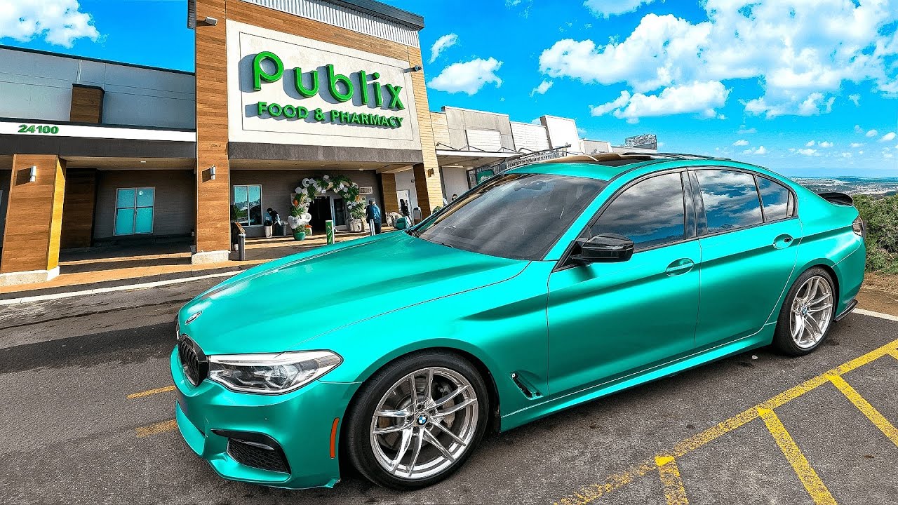 GETTING GROCERIES IN MY 600HP+ BMW 540