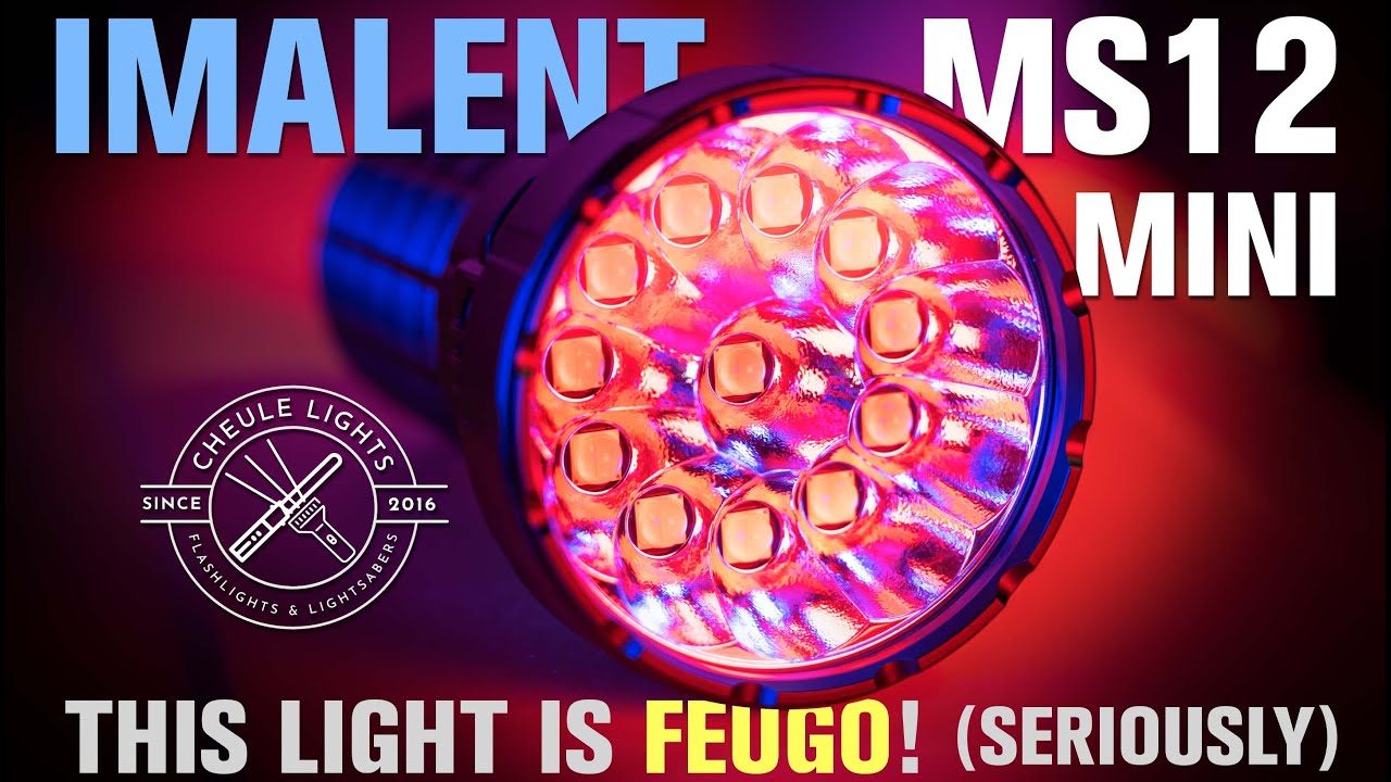 WORLD'S BRIGHTEST Soda Can Flashlight! - Imalent MS12 Mini Full Review
