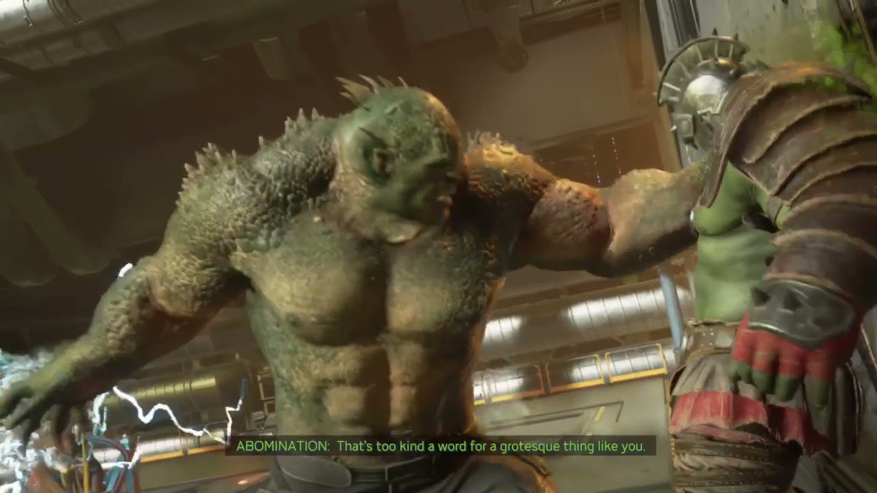 World beaker hulk vs abomination (marvel&rsquo;s avengers)