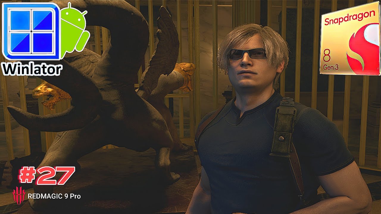 RESIDENT EVIL 4 REMAKE NO CELULAR ANDROID\WINLATOR\ SNAPDRAGON 8GEN3\ Zerando Parte27