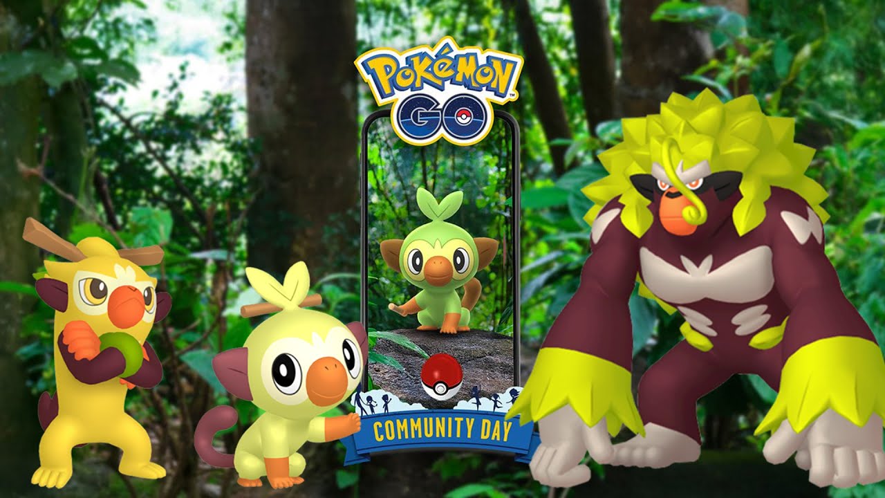 敲音猴社群日！色違轟雷金剛猩！サルノリ 「コミュニティ・デイ」  #pokémongo
