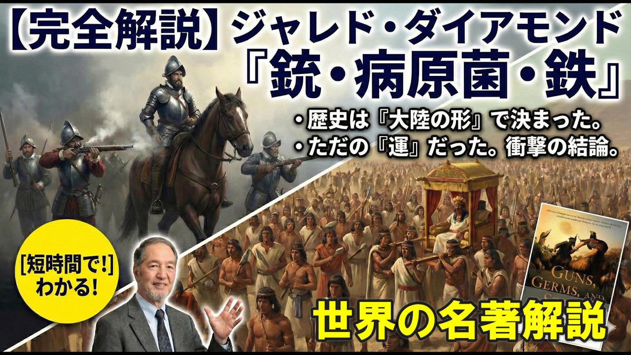 【完全解説】ジャレド・ダイアモンド『銃・病原菌・鉄』