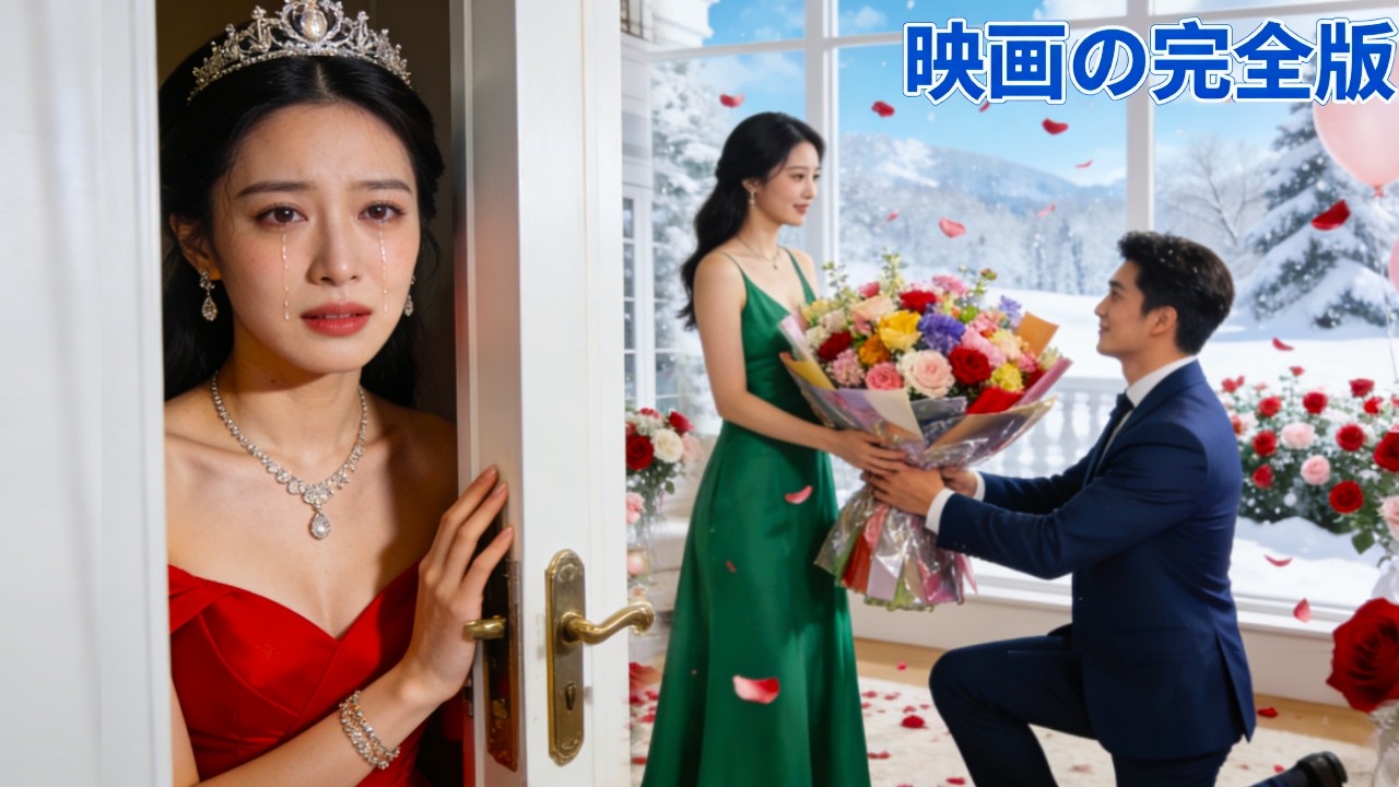 【日本語吹き替え】3周年記念日、彼女は婚約者が初恋の人にプロポーズするのを目撃した！彼女はCEOと結婚し、彼は後悔している！#中国ドラマ #人気短編ドラマ