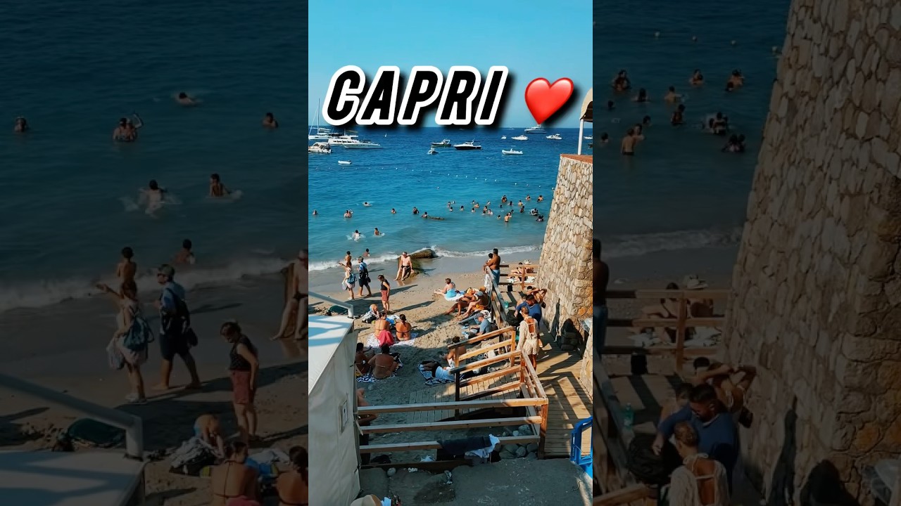 Capri : beaut&eacute; surcot&eacute;e ou r&ecirc;ve absolu ? 🤔💙🇮🇹&rdquo;