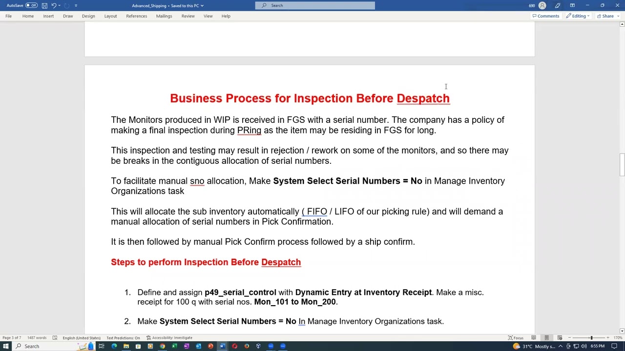 Fusion Order Management Advanced Shipping