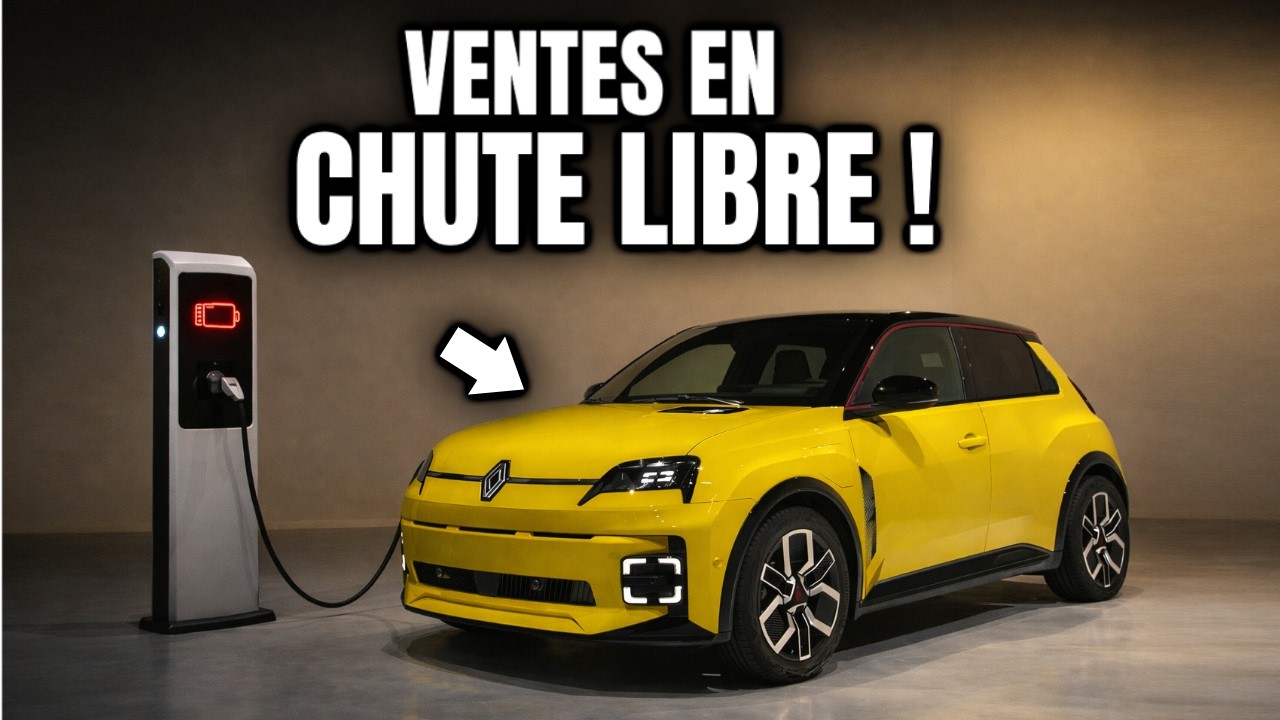 VOITURE ÉLECTRIQUE : LES VENTES S'ÉFFONDRENT !