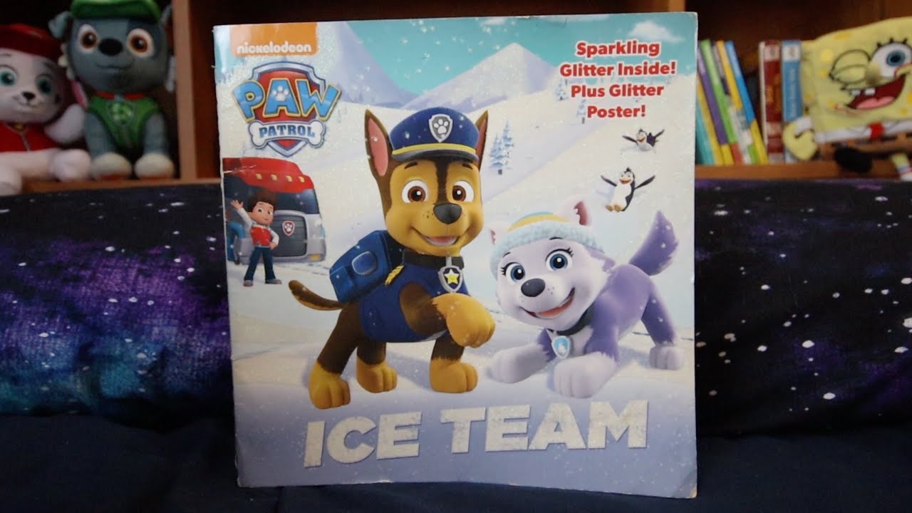 Paw Patrol Book: The Ice Team! Read Aloud (How The Pups Met Everest) Quick Snowy Storytime For Kids