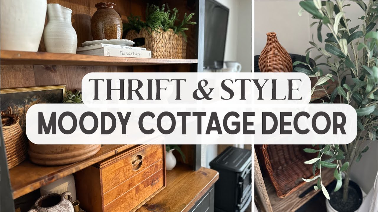 Thrift & Decorate With Me | Thrifted Vintage Cottage Style Home Decor | High End Dupes
