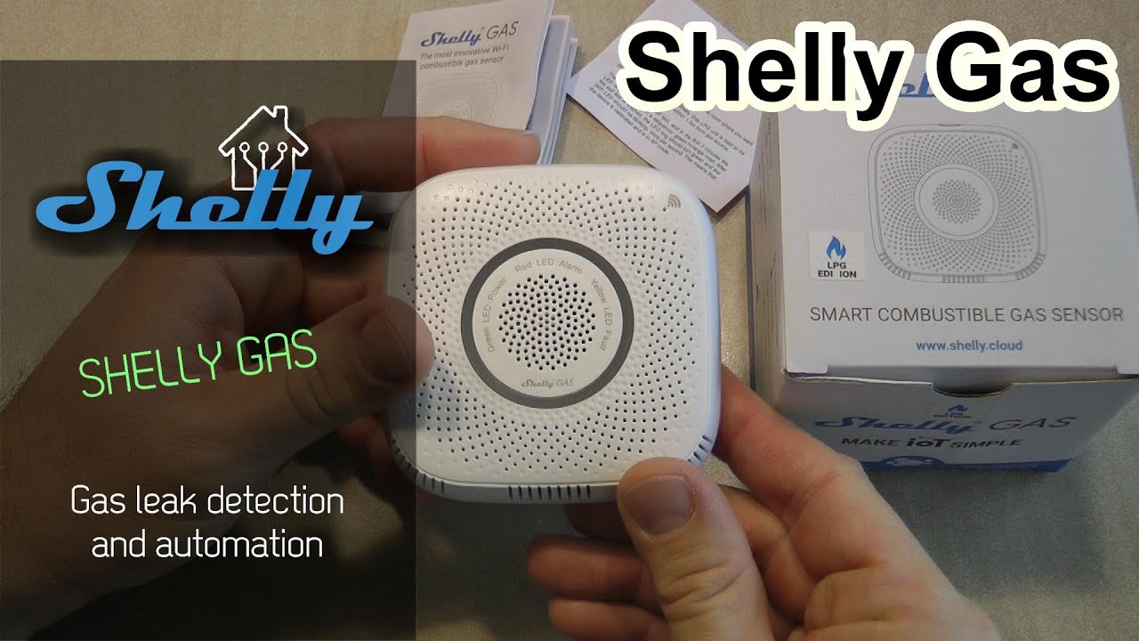 Shelly Gas - smart gas sensor
