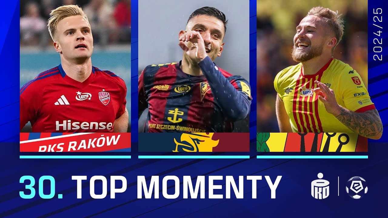 33 gole! Zobacz wszystkie bramki 30. kolejki! | TOP MOMENTY | Skróty meczów | Ekstraklasa 2024/25