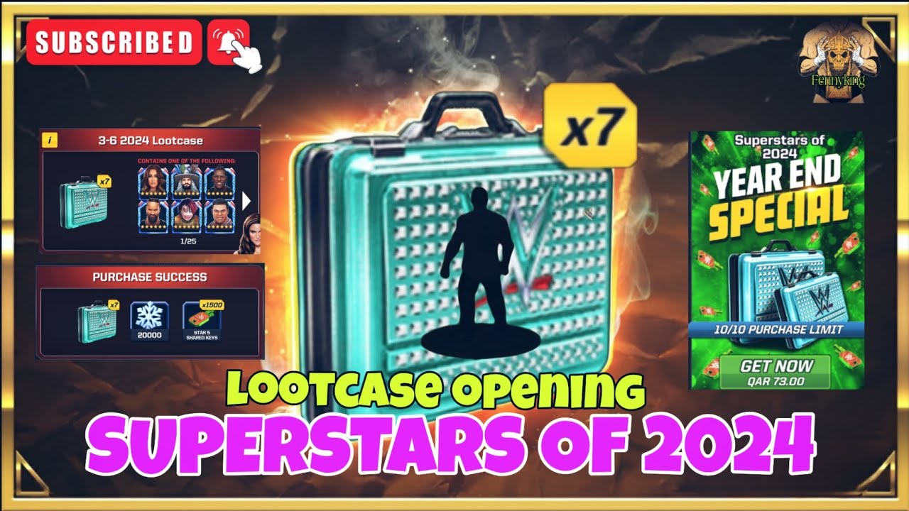 SUPERSTARS OF 2024 🤩🌟 LOOTCASE OPENING 👀🤔 | WWE MAYHEM GAMEPLAY | #wwemayhem #bringonthemayhem #wwe