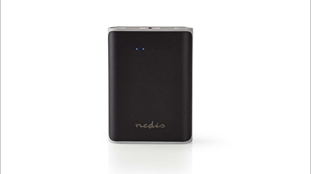 Nedis UPBK10000BK Power Bank 10000mAH  2.1A & 1.0A Output 5V Unboxing (UK)