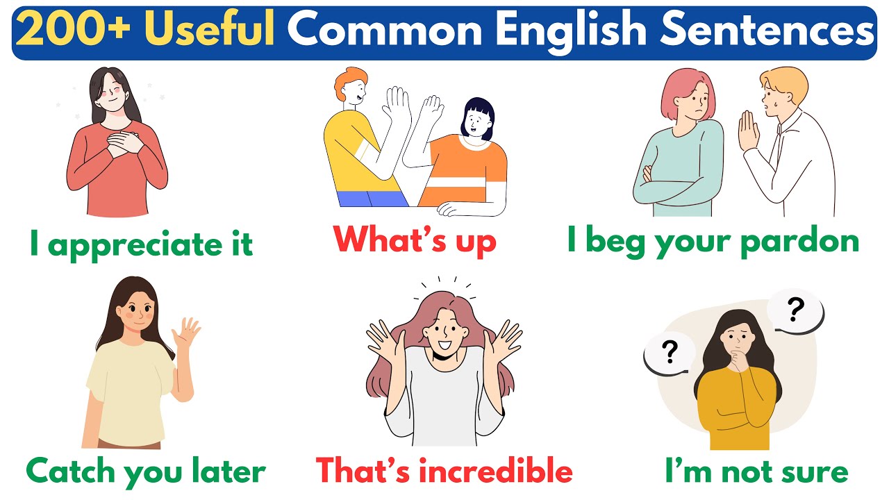 200+ Common English Sentences For Daily Life | Daily Use English Sentences