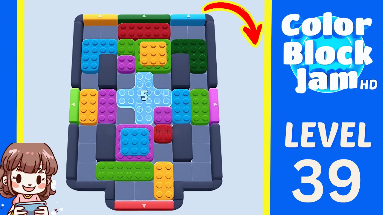 Color Block Jam Level 39 Solution Walkthrough