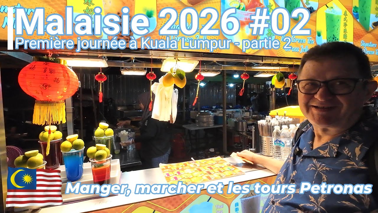 Première journée à Kuala Lumpur - Jalan Alor, sieste et tours Petronas Partie 2