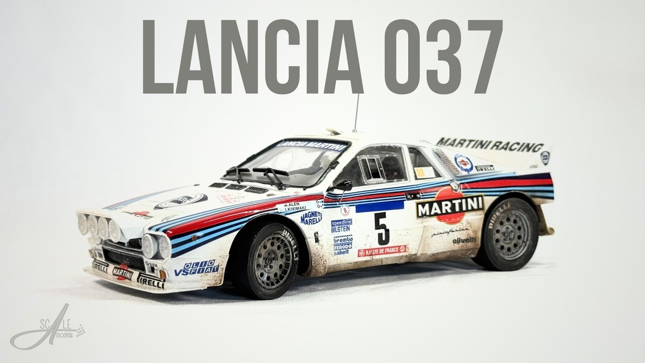 How I built this fantastic kit - Hasegawa 1/24 Lancia 037 rally