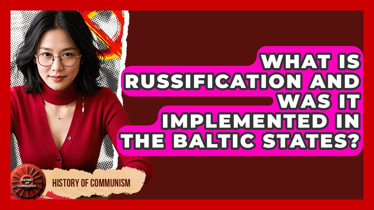 What Is Russification And Was It Implemented In The Baltic States? - History of Communism