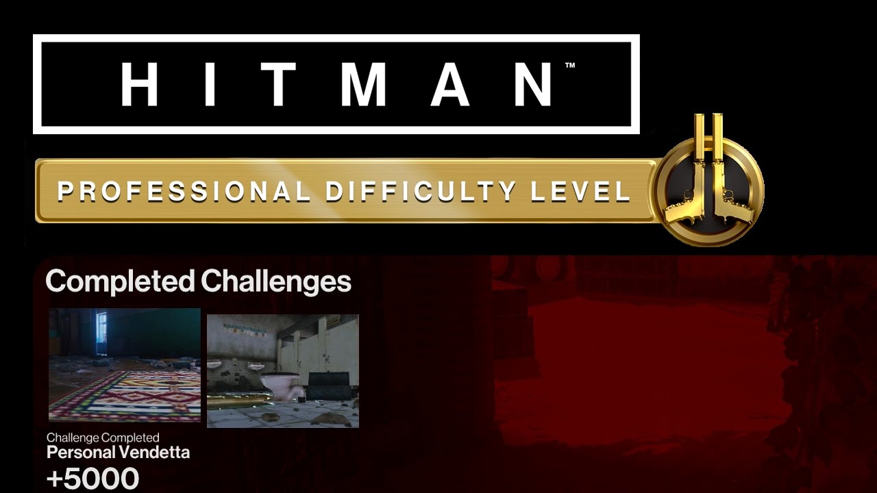 Испытания профессионального режима HITMAN — Марракеш — Личная вендетта, Побег в туалет