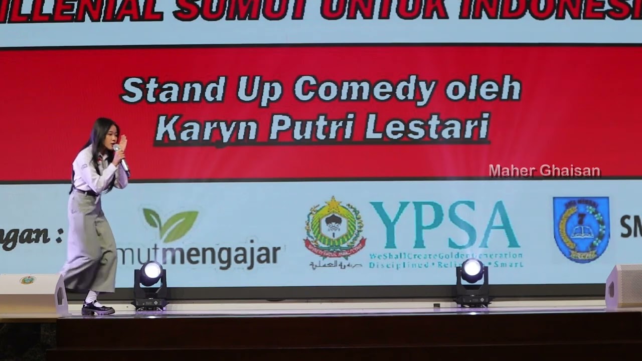 Pecah! Stand Up Comedy Karyn Tentang Medan, Tepi Jurang Kali