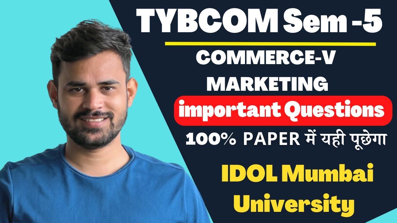 TYBCOM Commerce sem 5 IDOL Mumbai University Exam 2023