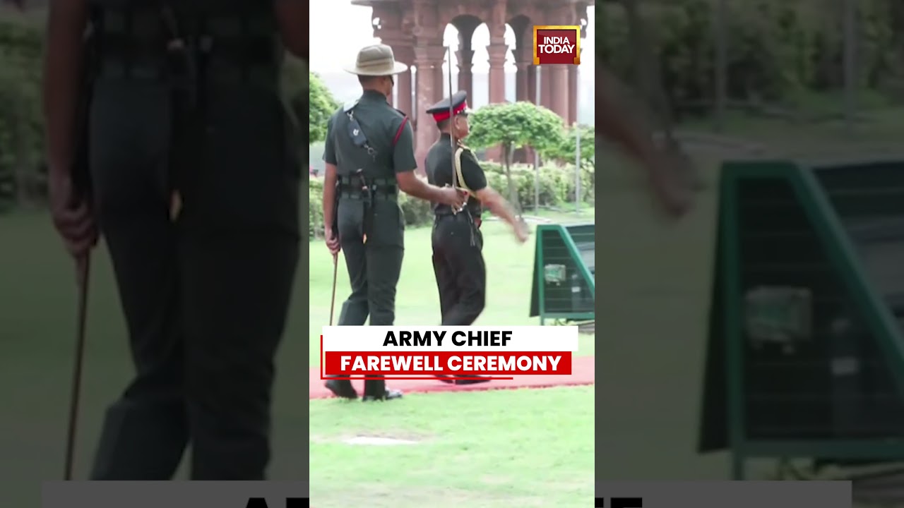 Watch: Outgoing Army Chief Gen. Upendra Dwivedi Receives Ceremonial Guard Of Honour | #army