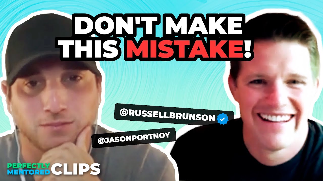 The SECRET to building a Successful Funnel ft. Russell Brunson & Jason Portnoy