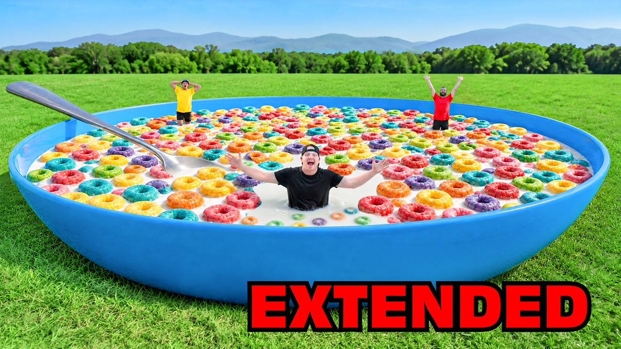 World's Biggest Bowl Of Cereal! - EXTENDED