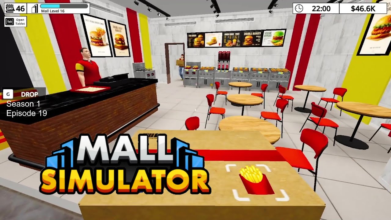Mall Simulator | Burgers,  Fries & Soft Drinks | Season 1 Episode 19