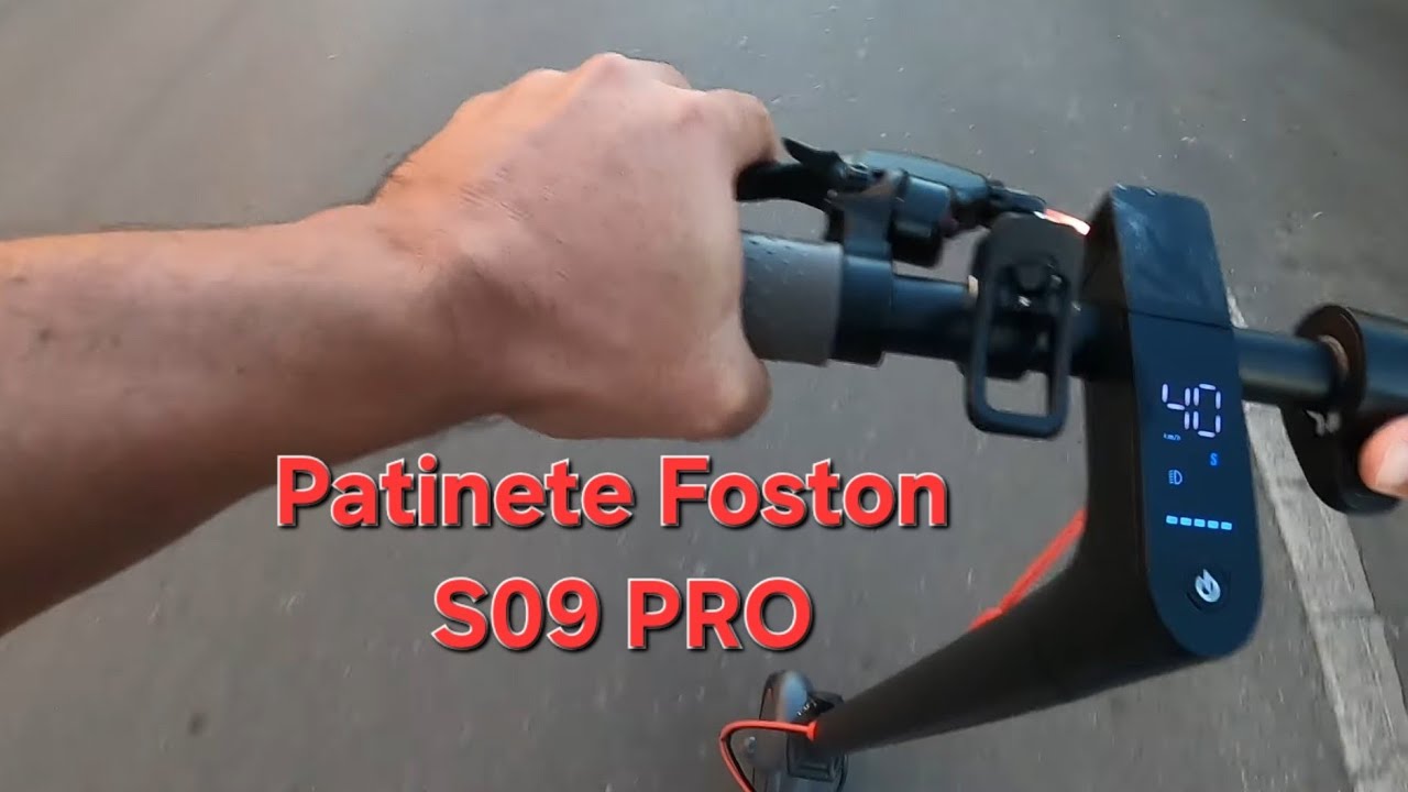 Patinete Foston S09 PRO - Como aumentar a velocidade máxima