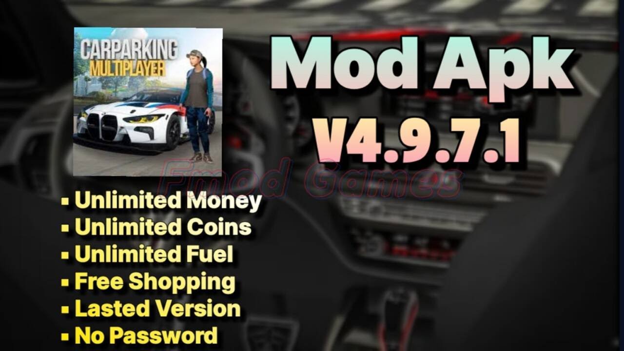 Car Parking Multiplayer Mod Apk v4.9.7 | Unlimited Money  | Free Shopping |