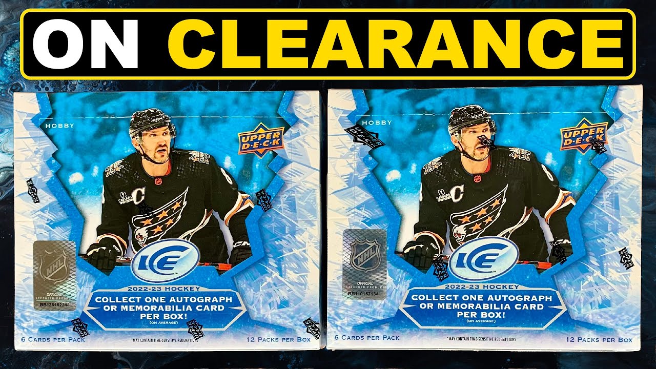 It's Already SLEEVED UP?!? - Opening 2 Boxes of 2022-23 Upper Deck Ice Hockey Hobby