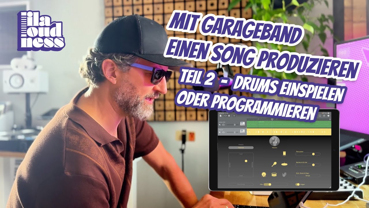 Einen Song mit GarageBand auf dem iPad produzieren (2/7) - Drums einspielen oder programmieren