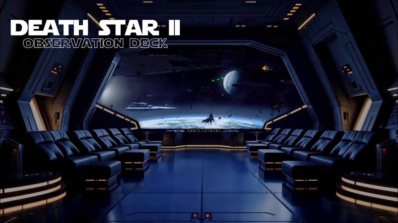 Death Star II Ambience | Observation Deck - Star Wars Atmospheric Drone & Spaceship Sounds