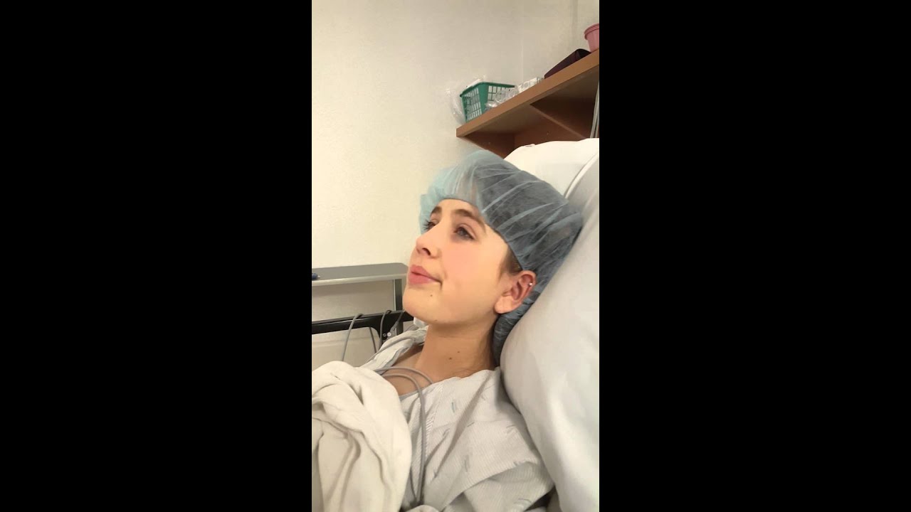 Breanna after anesthesia part 1. Too funny!