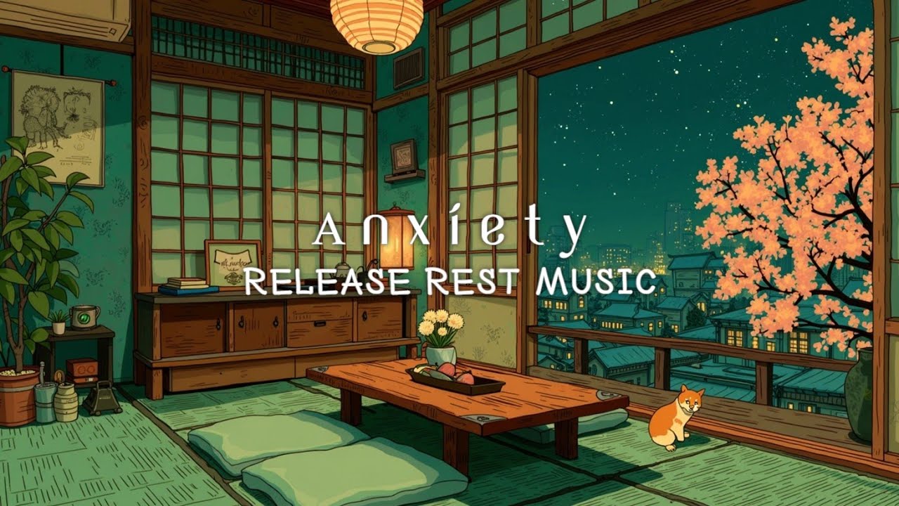 Cozy Japanese Night Ambience & 夜の癒しBGM | Музыка для глубокого сна и снятия стресса 🌸