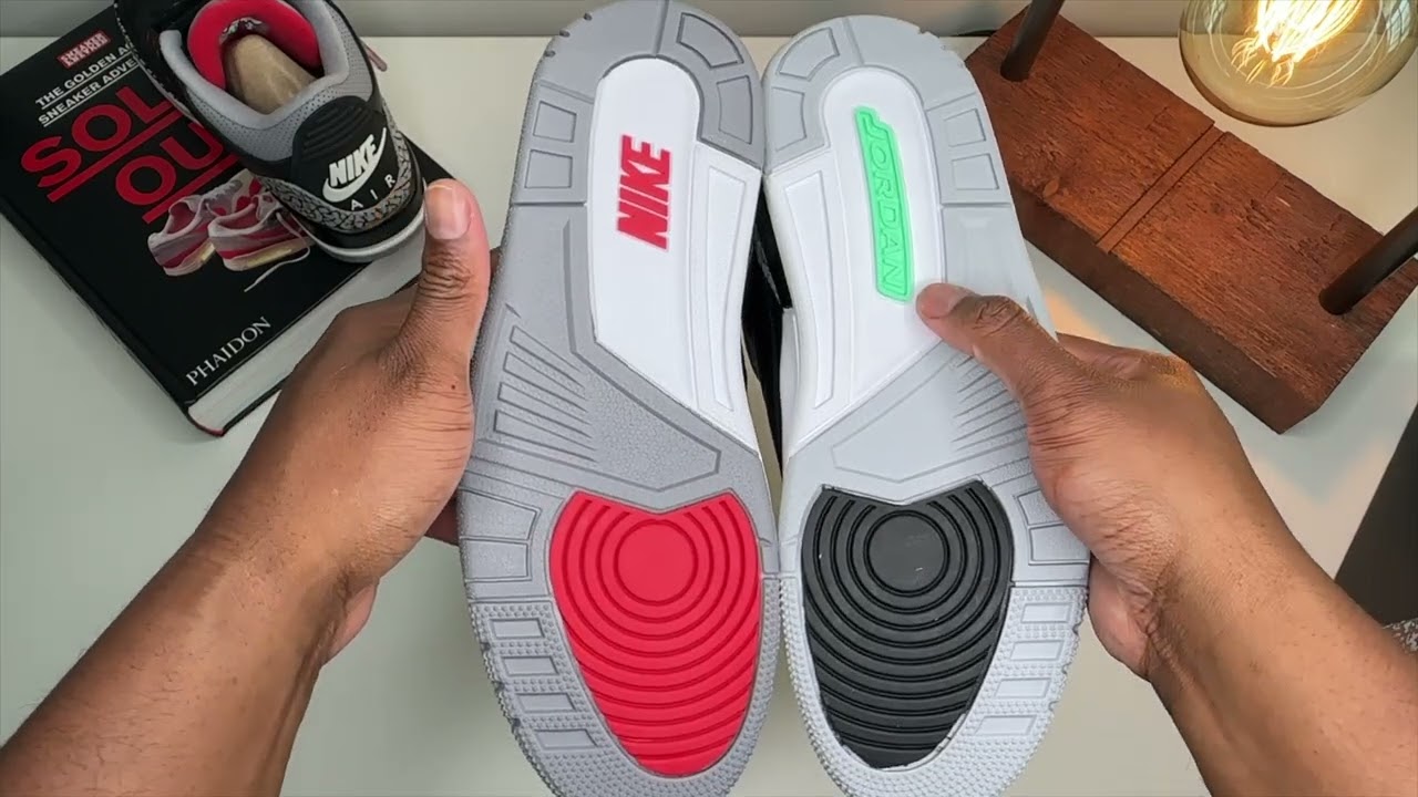Кроссовки Air Jordan 3 “Green Glow” – это весенняя версия Black Cement! **НА НОГАХ**