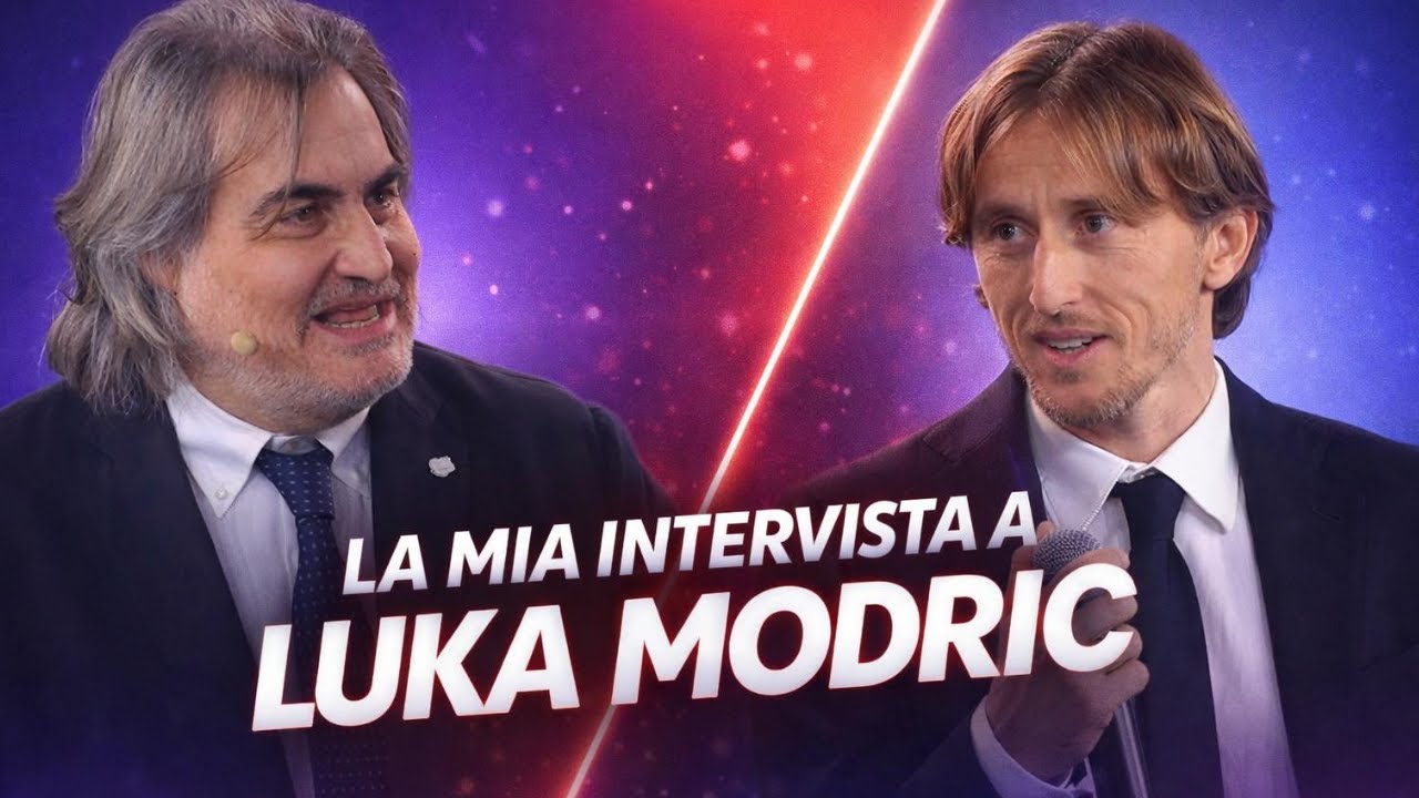 La mia intervista con Luka Modric al Gazzetta Sports Awards 2025