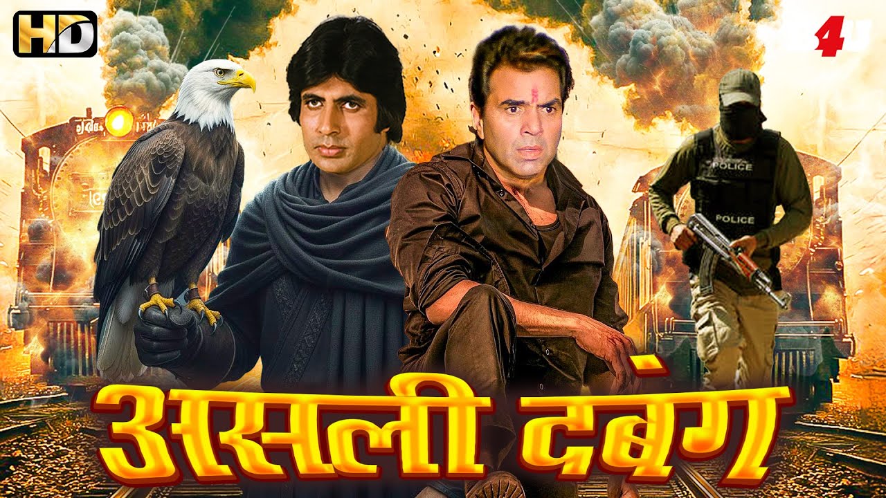 असली दबंग (HD) फुल हिंदी मूवी | अमिताभ बच्चन और धर्मेंद्र की सुपरहिट ब्लॉकबस्टर हिंदी एक्शन मूवी