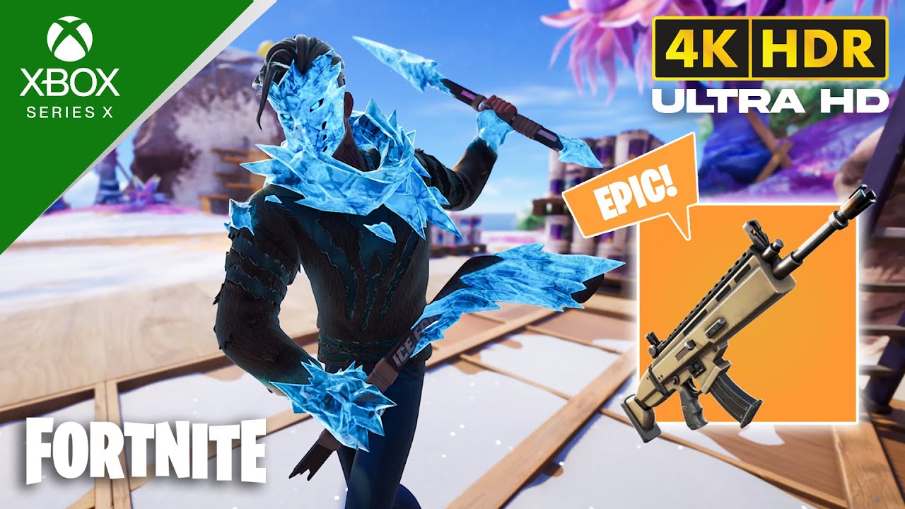Fortnite (XBOX SERIES X) 4K 120FPS HDR Gameplay | Skin Vendaval (Club de Fortnite)