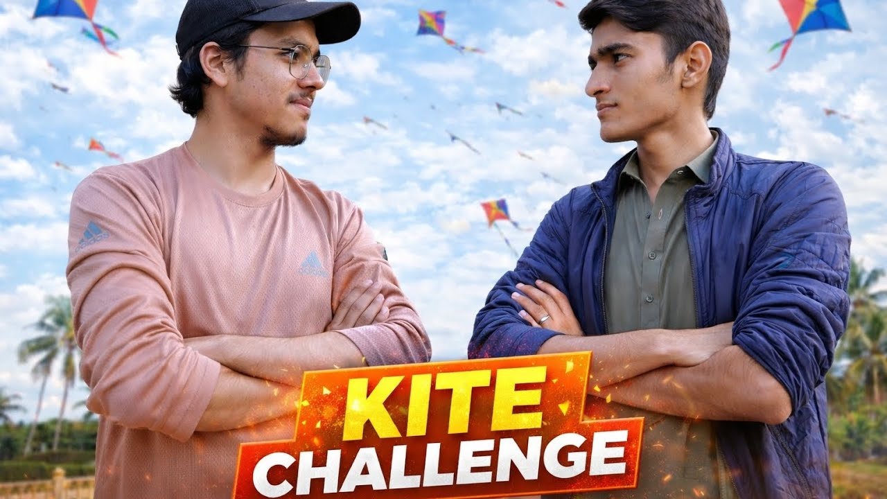 Me vs Saqib kite challenge winner win biryani 🫡🫡