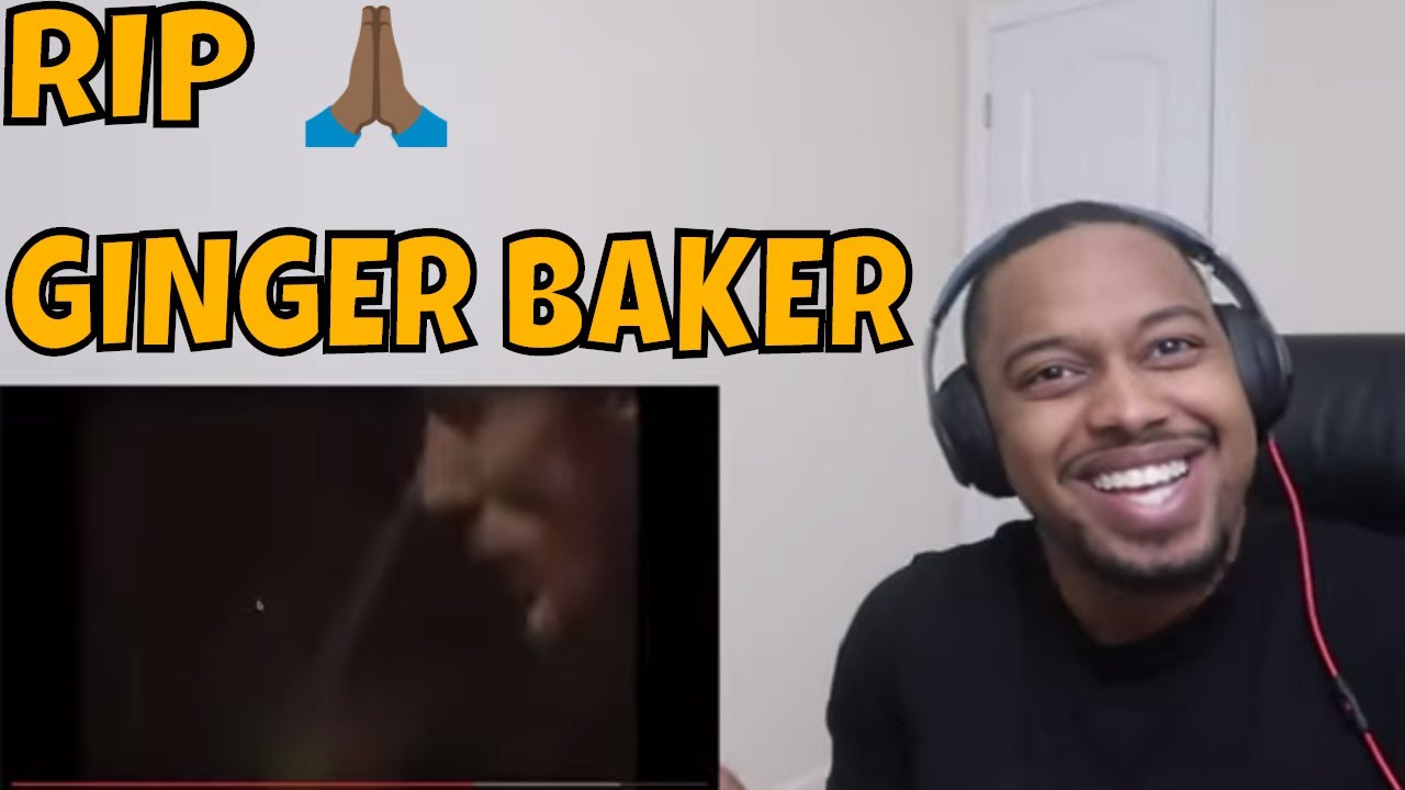 FIRST TIME REACTING TO GINGER BAKER DRUM SOLO (RIP TO ONE OF THE GREATS)