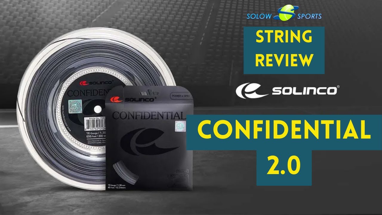 Solinco Confidential 2.0 Tennis String Review