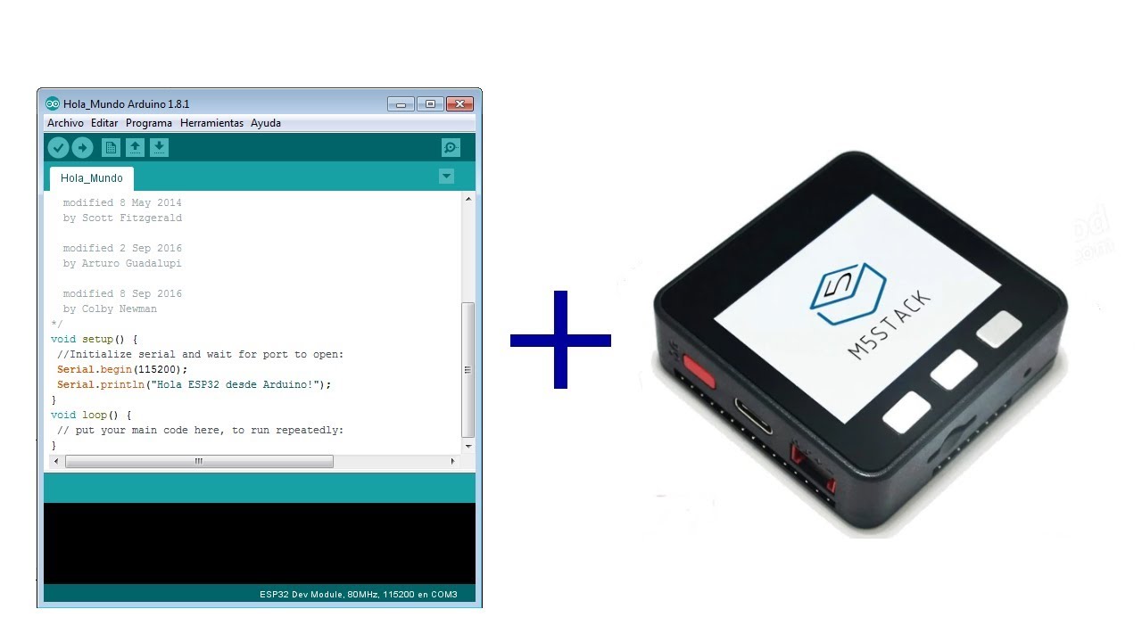 Como programar los módulos M5Stack con el IDE de Arduino